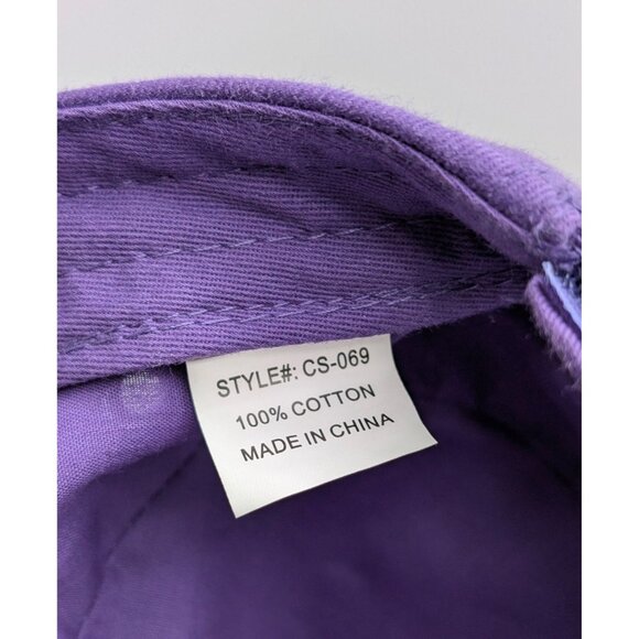 California Hat Co Women's Purple Military Hat Gems Jeweled Bling Colorful Cap - Picture 5 of 5